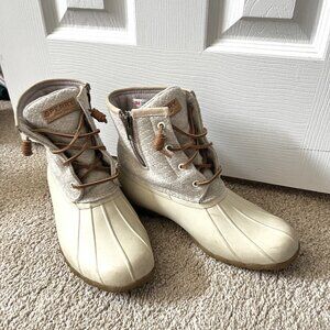 Sperry White Duck Boots